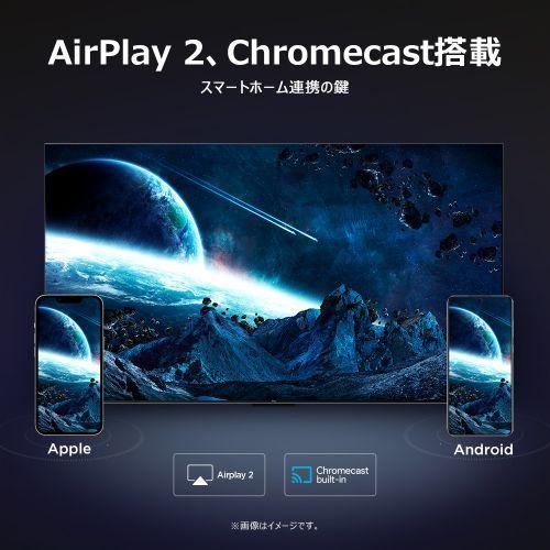 【長期保証付】TCL(ティーシーエル) 43P7K 43V型 量子ドット4K 液晶テレビ P7Kシリーズ GoogleTV Dolby Vision・Atmosの画像