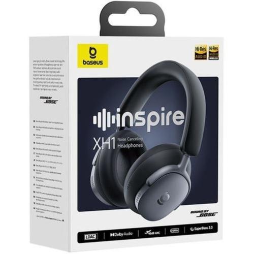 【長期保証付】Baseus(ベースアス) Inspire XH1K コズミックブラック ノイズキャンセリング ワイヤレスヘッドフォン Bluetooth6.1 Dolby Audio対応_10