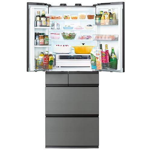 【標準設置料金込】【長期保証付】東芝(TOSHIBA) GR-A540WF-ZH アッシュグレージュ FREEZA WFシリーズ 6ドア冷蔵庫 観音開き 535L 幅685mmの画像