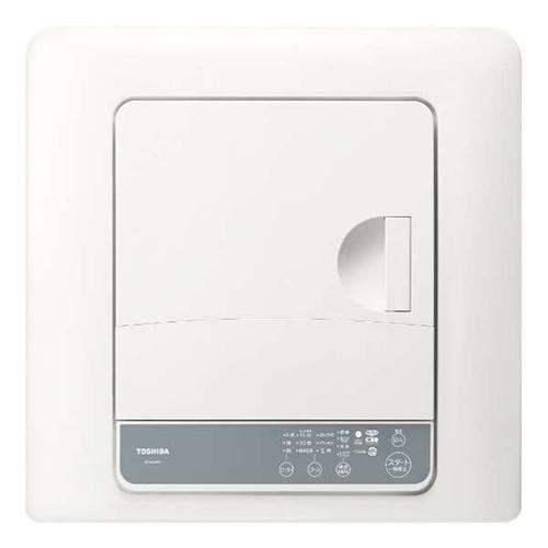 設置】東芝(TOSHIBA) ED-60A4-W ピュアホワイト 衣類乾燥機 6kg
