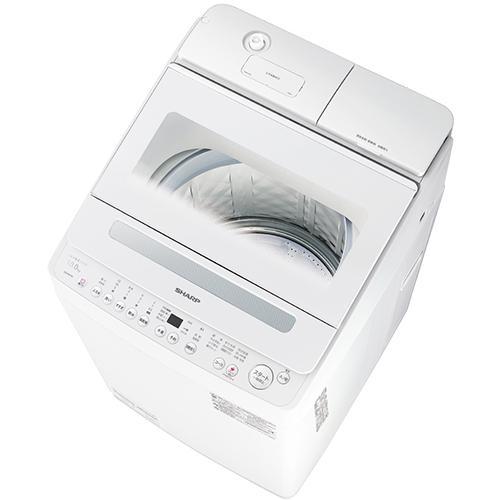 設置】シャープ(SHARP) ES-SW10L-W ホワイト系 穴なし槽シリーズ 全