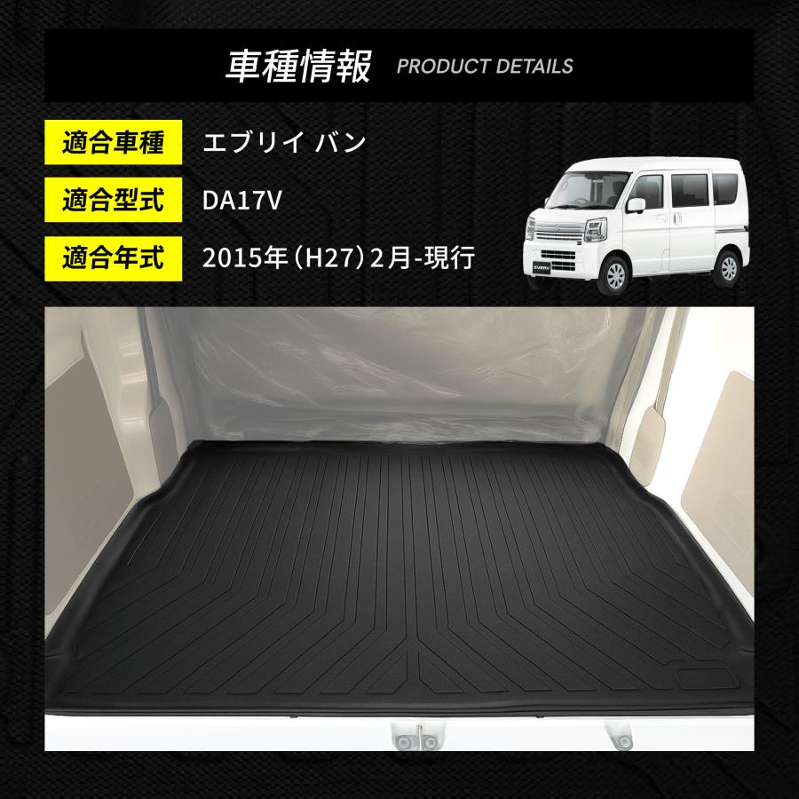 山*合様 スズキ エブリィバン DA17V ラゲッジマット チェックレッド トランクマット エブリイ バン DA17V ラゲッジマット 防水 車種専用