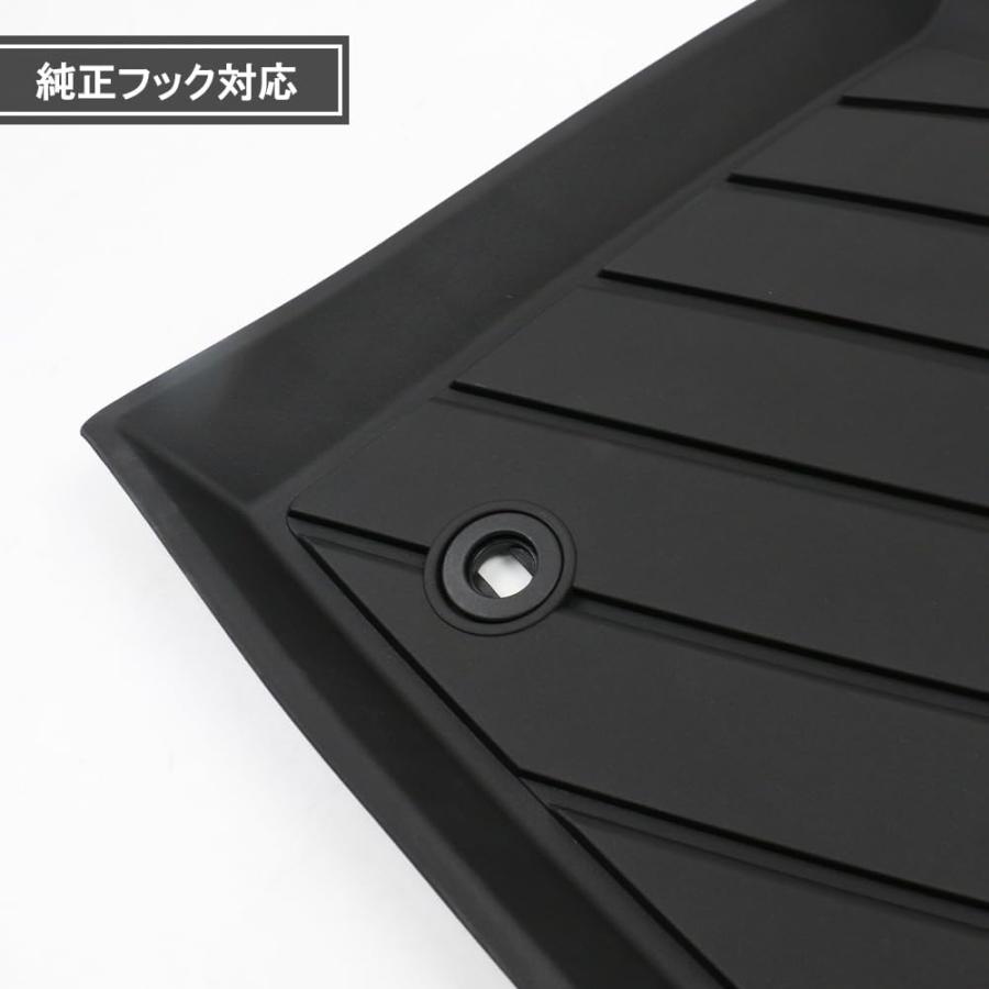 フロアマット ランドクルーザー300 5人乗り ブラック 運転席 助手席 