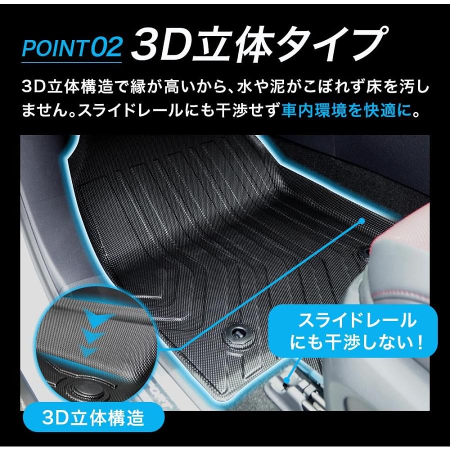 フロアマット レクサス RX 運転席 助手席 後部座席 2列目 2022年12月ー 