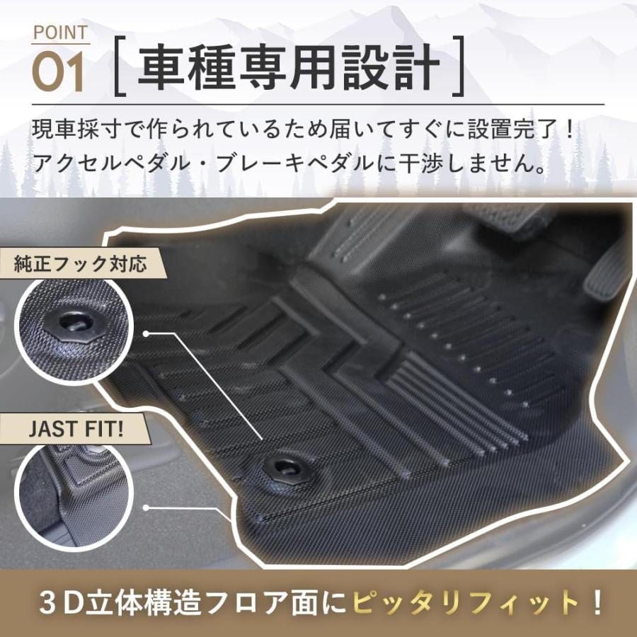 フロアマット ランドクルーザー250 7人乗り用 トランクマット フル