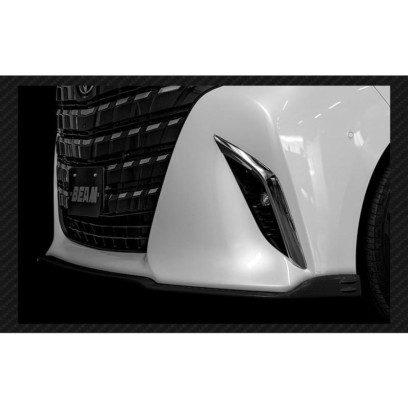 フロントリップスポイラー アルファード 40系 高品質カーボン エアロ