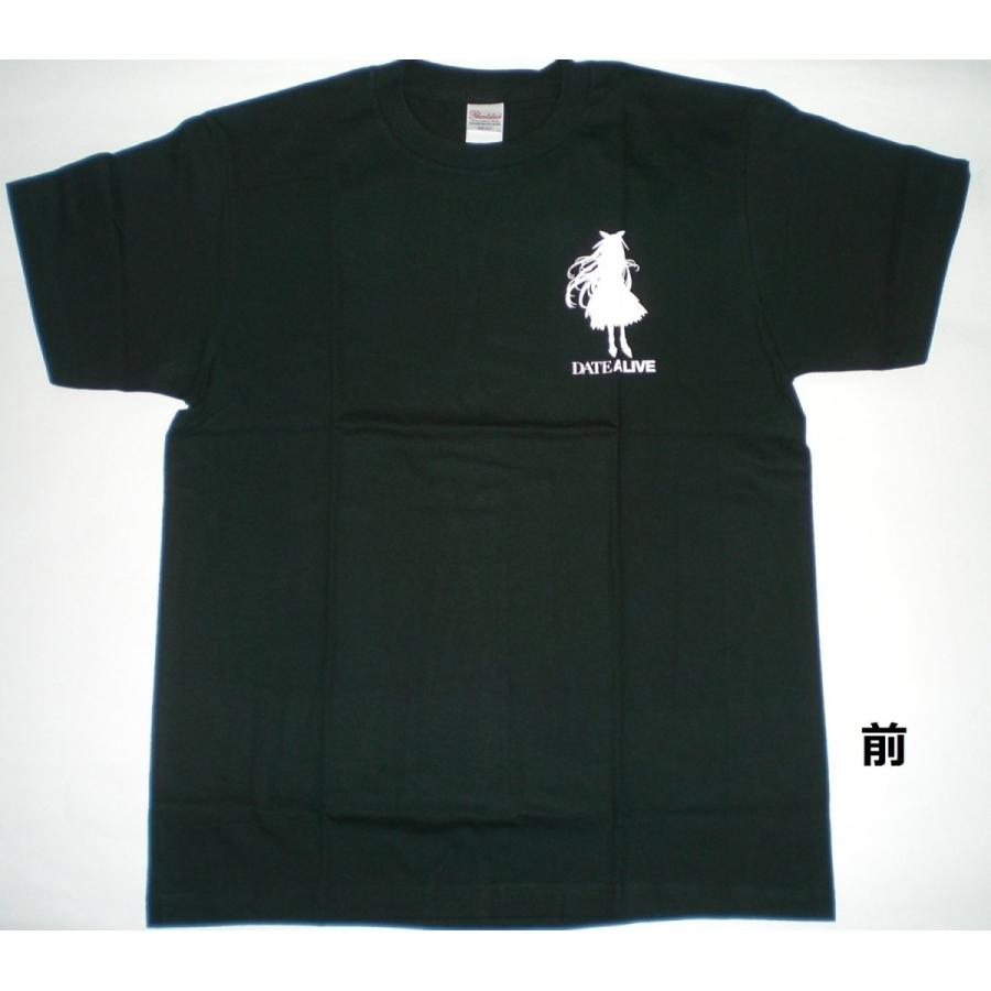 Date Alive デート ア ライブ バックプリント柄 Tシャツ Lサイズ 半袖 Black ブラック 黒 角川書店 Ns 167y ワンズワン 通販 Yahoo ショッピング