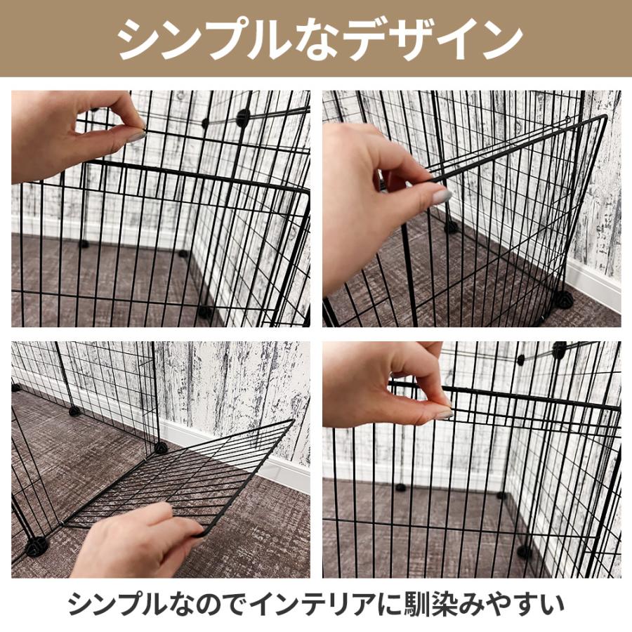【残り１個】ペットフェンス ペットサークル ゲージ（おまけ付） Rank1位】 ペットフェンス 犬用 ペットサークル ドア付き 置くだけ