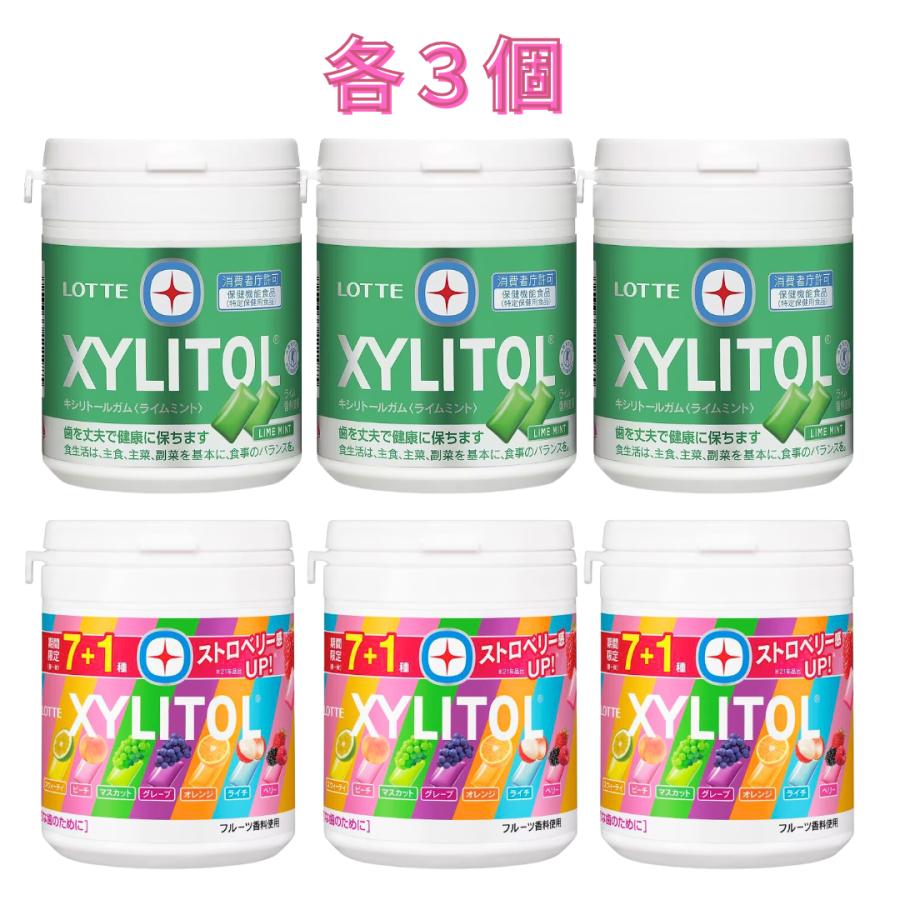 ロッテ キシリトール ガム 6個 セット ライムミント 7種アソート