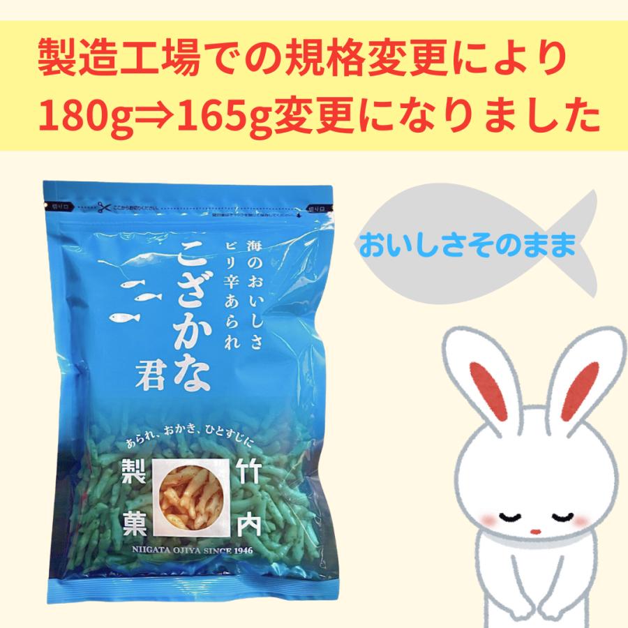 竹内製菓 こざかなくん 165g 2袋 セット こざかな君 米菓 お煎餅