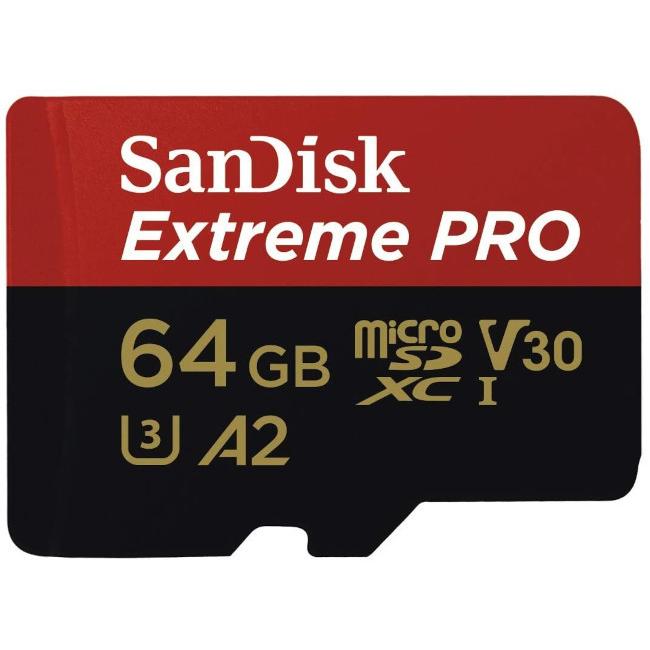 microSDXCカード SDSQXCY-064G-GN6MA 64GB 買い物 マイクロSD SanDisk Extreme PRO UHS-I SD変換アダプター付 A2 s R:170MB 海外リテール W:90MB U3 2021公式店舗 V30
