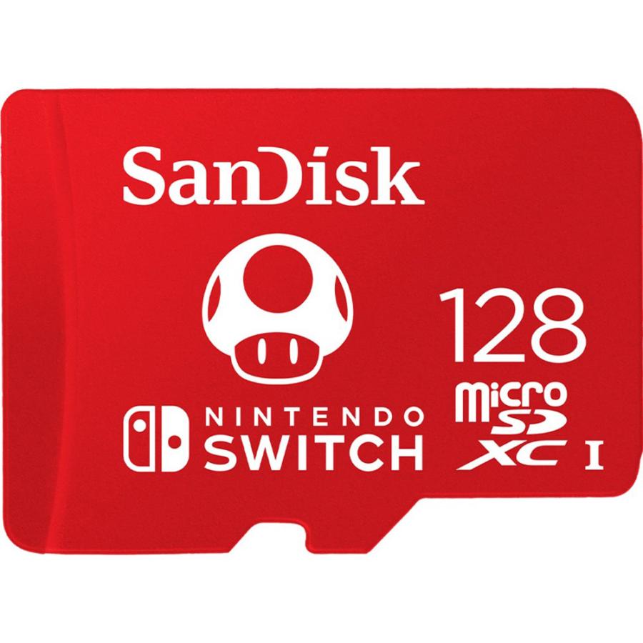 microSDXCカード for Nintendo Switch 128GB マイクロSD SanDisk サンディスク UHS-I U3 R:100MB/s W:90MB/s 海外リテール SDSQXAO-128G-GNCZN｜onesuto