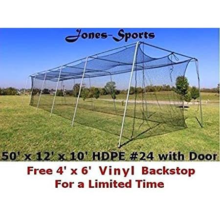 値引きする Jones Sports 10 X 12 X 50 24 Hdpe 42ply With Door Baseball Softball B コンビニ受取対応商品 Turningheadskennel Com
