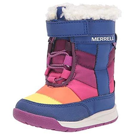 国内外の人気！ Snow Puffer Alpine Merrell Boot, Kid Little Unisex US 4 Purple/Pink, トレッキング、アウトドアシューズ