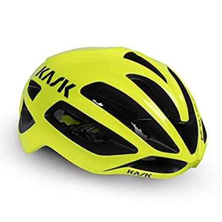 KASK Adult Road Bike Helmet PROTONE Yellow Fluo [Size 62] Off-Road