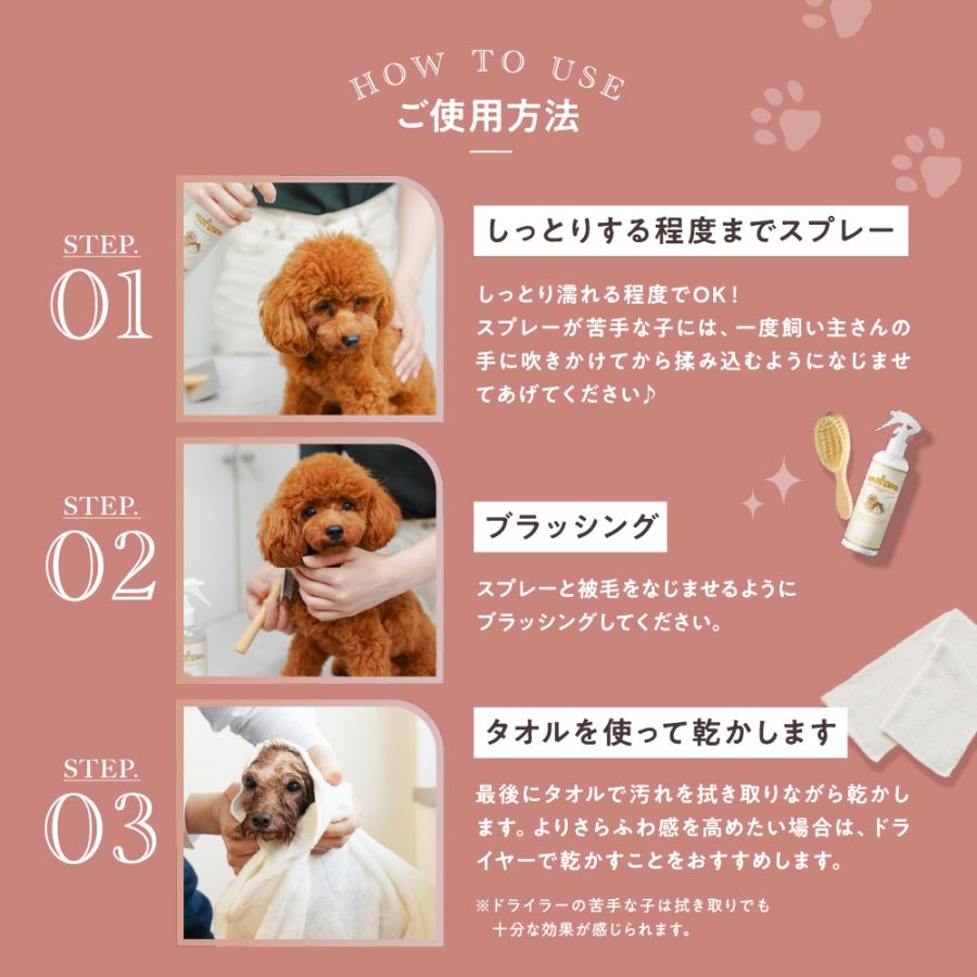 mofuwa 犬 猫 ブラシ グルーミングスプレー 500ml 詰替用 シャンプー