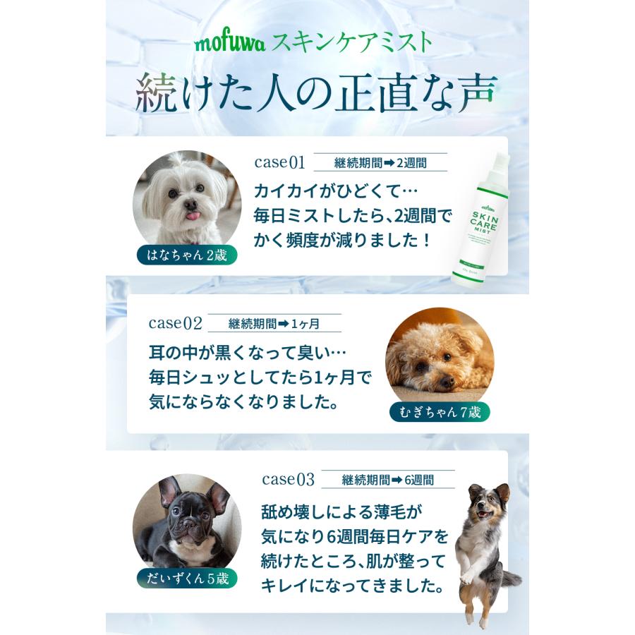 mofuwa 犬 保湿スプレー 猫 詰め替え 500ml スキンケアミスト 乾燥