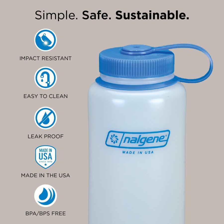 nalgene(ナルゲン) カラーボトル 広口1.5L ポリエステル トライタンボトル スレートブルー 91319｜onetoday｜02