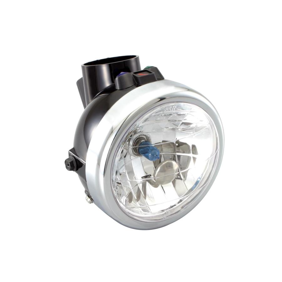 キタコ(KITACO) マルチリフレクターヘッドライトASSY モンキー(MONKEY)/ゴリラ/エイプ50/エイプ100等 ブラック 800-108 |  | 02