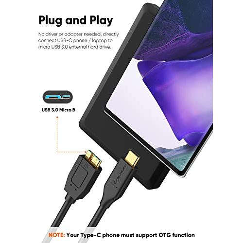 usb type c マイクロusb,CableCreation(Gen2/ 10Gbps)USB C to Micro B 3.0 変換ケーブル U｜onetoday｜06