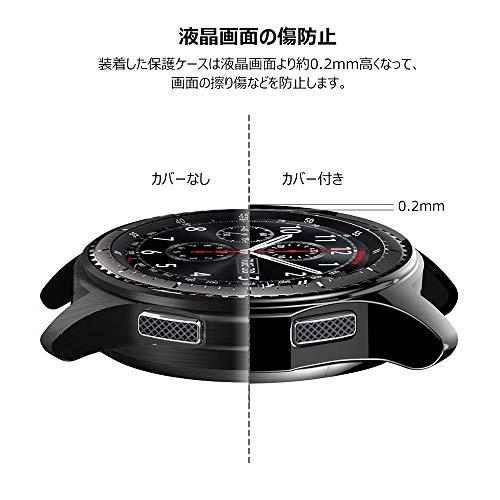 NN.ORANIE コンパチブル Galaxy Watch 46mm ケース Galaxy Gear S3 ケース Galaxy Watch カバー｜onetoday｜03