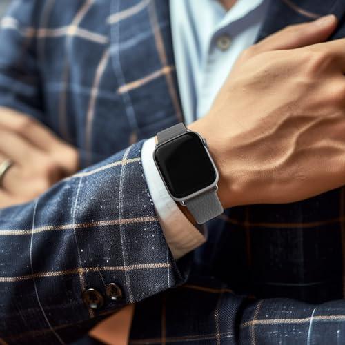 Fullmosa Litchi アップルウォッチ バンド レザー apple watch ベルト iwatch バンド 革 appleウォッチ 皮ベル｜onetoday｜04