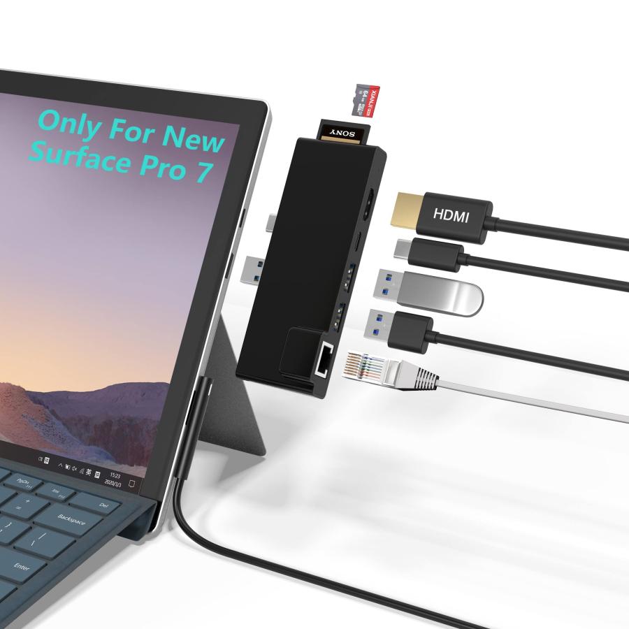 Microsoft Surface Pro 7ハブ 7ポート付き4K@60Hz HDMIポート×1 Microsoft Surface Pro 7ハブ 7ポート付き4K@60Hz HDMIポート×1