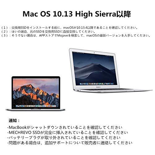 MacBook Air Pro用M.2 NVME SSD変換アダプターカード Retina（2013-2017年）、A1465 A1466 A1398｜onetoday｜05