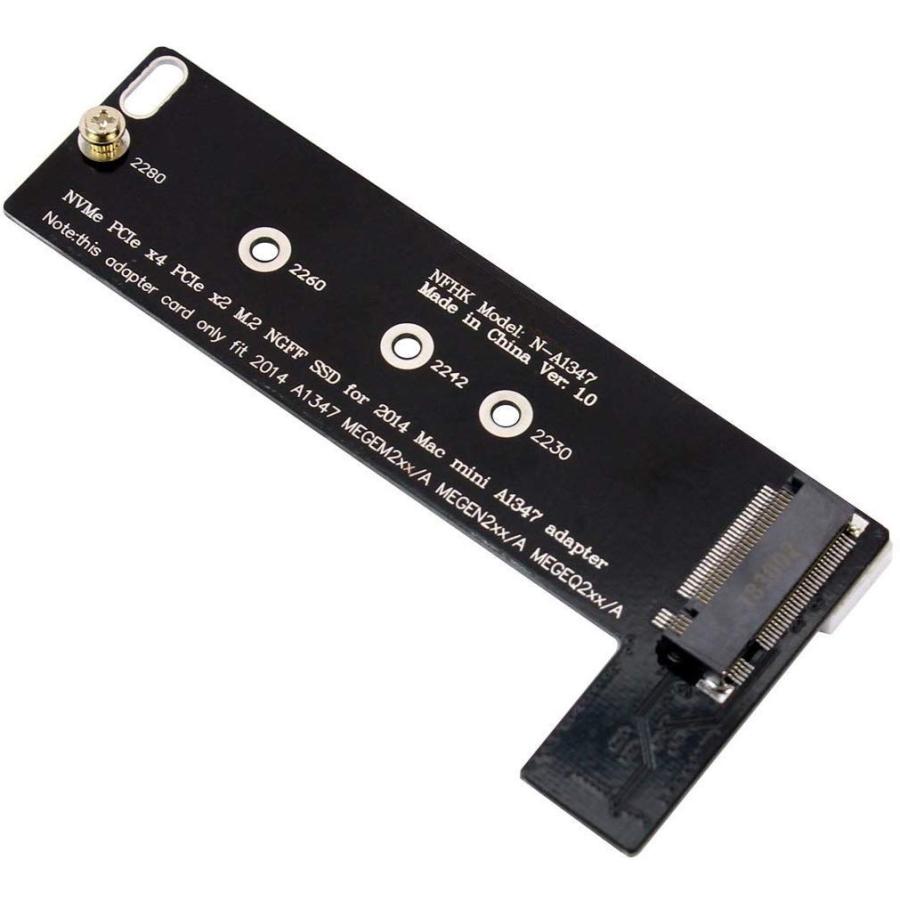 Hodays M.2 NGFF NVMe PCIe x4 SSD → late 2014 版 Mac mini A1347