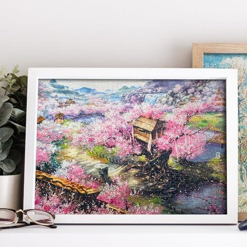 1000ピースパズル(特注額縁付き) ジグソーパズル 海外サイズのジグソーパズル、特注寸法の額縁に