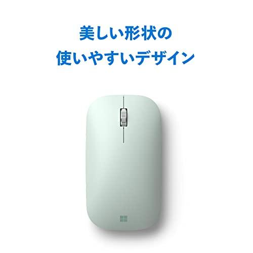 マイクロソフト モダン モバイル マウス KTF-00022 : ワイヤレス 薄型 軽量 BlueTrack Bluetooth ( ミント ) Wi｜onetoday｜02