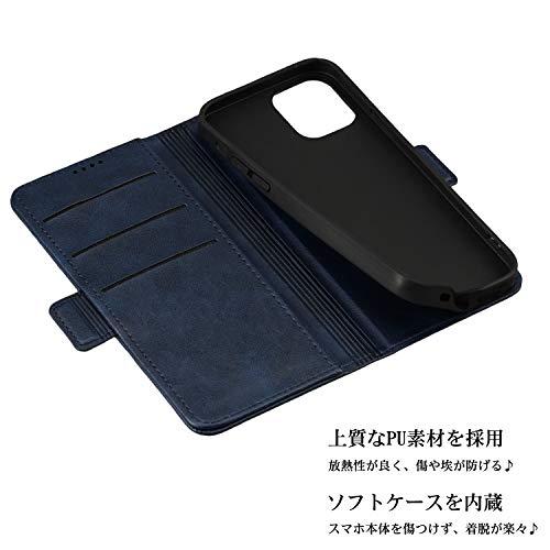 Rssviss iPhone 12 Pro Max ケース 手帳型 アイフォン 12 Pro Max ケース 財布型 アイフォン12 プロ マックス｜onetoday｜05