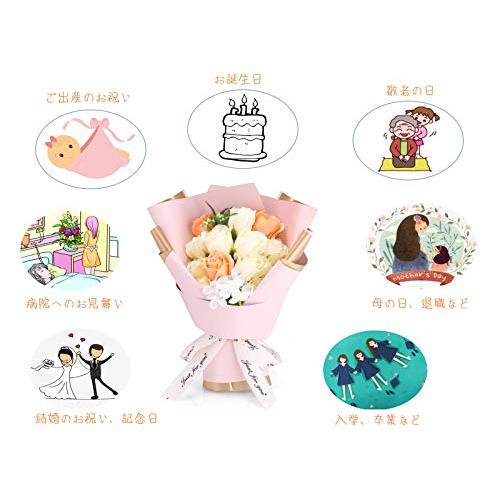 HANASPEAK ソープフラワー 花束 卒業式 敬老の日 母の日 バレンタインデー プレゼント バラ 誕生日プレゼント 女性 人気 花 クリスマス｜onetoday｜06