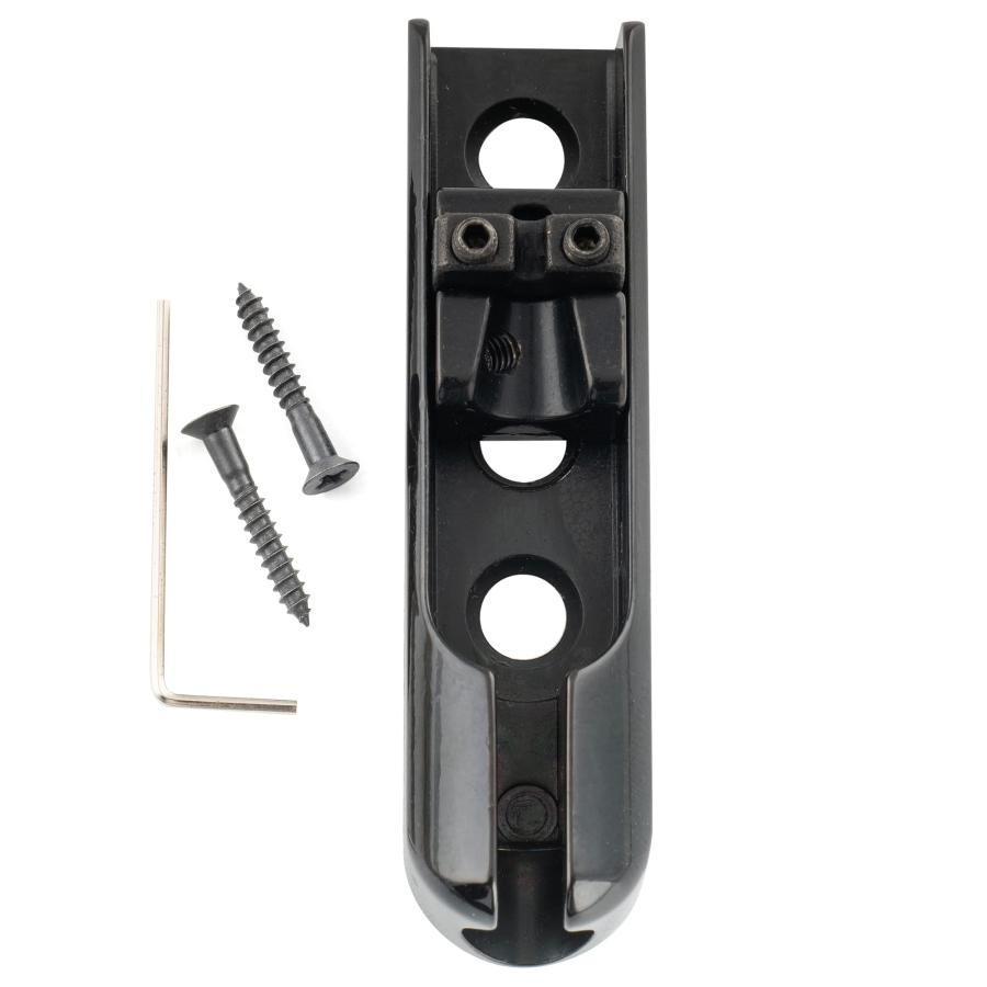 Musiclily Pro Chevalet Pontet Individuel Lock-Down 15,5mm Pour Basse Électrique 3ème/4ème Corde - Noir