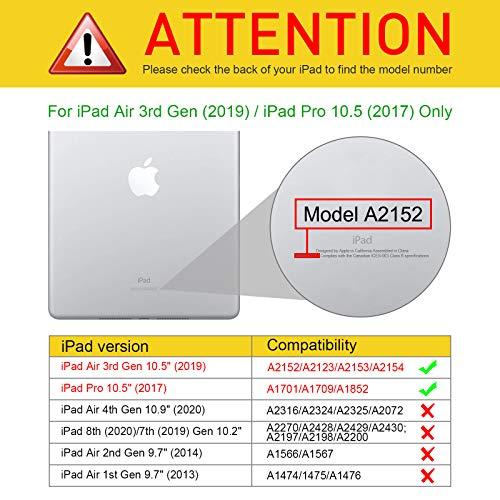 Fintie iPad Air 2019 ケース iPad Air3 10.5インチ / iPad Pro 10.5 2017 透明バックカバー Ap｜onetoday｜02