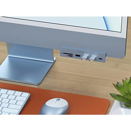 Satechi iMac24インチ用 USB-C クランプハブ (ブルー) (2021 iMac対応) USB-C データポート, 3xUSB-A 3｜onetoday｜07