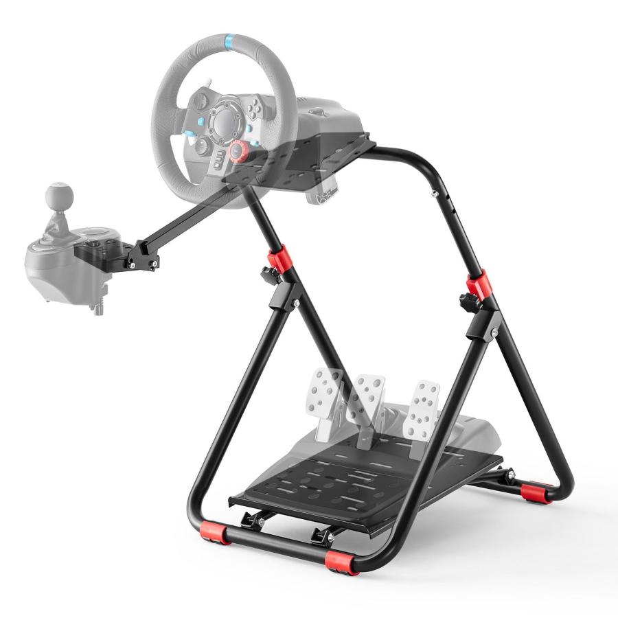 DIWANGUS レーシングホイールスタンド 折りたたみ 省スーベス ハンコン