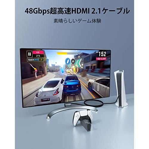 FIBBR 8K HDMI 2.1 光ファイバーケーブル (1M)，48Gbps超高速アクティブ光HDMIケーブル 8K@60Hz、4K@120Hz/｜onetoday｜04