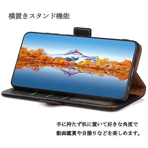 Galaxy A22 5g ケース 手帳型 本革 Galaxy A22 SC-56B 本革 カバー 財布型 シュリンクカーフレザー 高級本皮 シンプル｜onetoday｜05