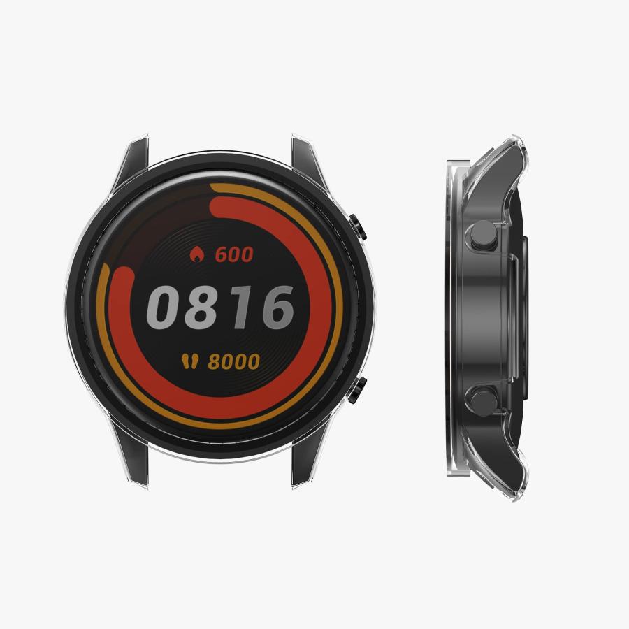 kwmobile 2x ケース 対応: Xiaomi Mi Watch/Mi Watch Color Sport カバー - フルボディ ガラス 耐衝｜onetoday｜05