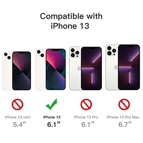 JEDirect 3 in 1 iPhone 13 ケース (6.1インチ専用) 液晶保護 2枚フィルム+2枚カメラレンズフィルム付き 全面保護 強化｜onetoday｜03