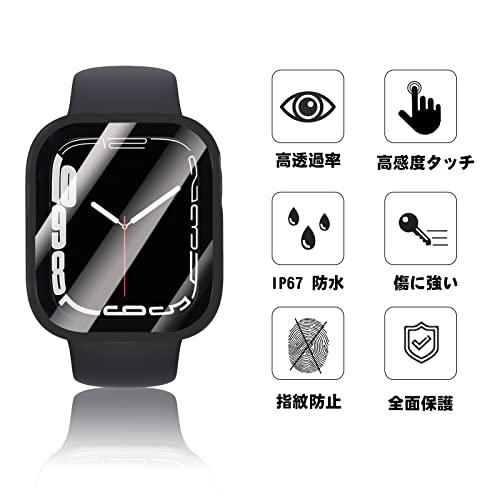 LISAMER 対応 Apple Watch ケース Series 9/8/SE/7/6/5/4 44mm アップルウォッチ用 ケース 防水 一体型｜onetoday｜03