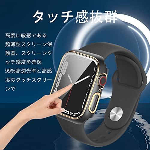 DYAOLE 対応 Apple Watch Series 9/8/7 ケース 45mm アップルウォッチ9/8/7 ケース 45mm 光沢ケース 対応｜onetoday｜04