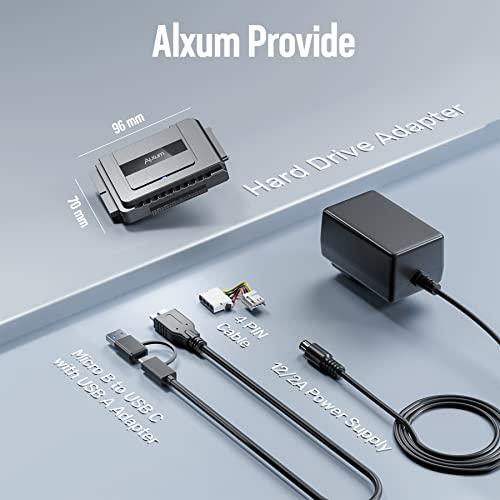 Alxum SATA IDE 変換アダプタ 両方対応 IDE USB変換ケーブル 2.5/3.5インチHDD SSD 光学ドライブに対応 ハードディス｜onetoday｜07