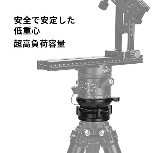 SWFOTO LB-68 レベリングベース 低重心 雲台 アルミニウム合金製 最大負荷10KG｜onetoday｜03