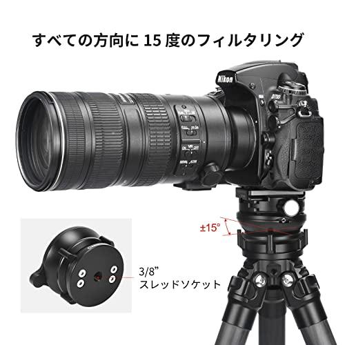 SWFOTO LB-68 レベリングベース 低重心 雲台 アルミニウム合金製 最大負荷10KG｜onetoday｜07