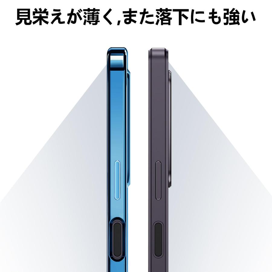 Sony Xperia 10 V ケース クリア SO-52D SOG11 透明 ガバー エクスペリア10V スマホケース 耐衝撃 メッキ加工 TPU｜onetoday｜07