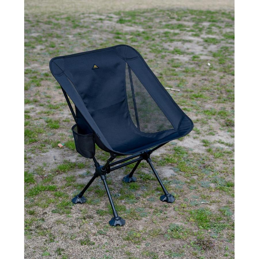 【iClimb（アィクライム）】アウトドア『亀甲形コネクター』チェア／椅子 ランバーサポートデザイン 亀甲形コネクター ダブル軸連結 安定強化 ビッグ |  | 05