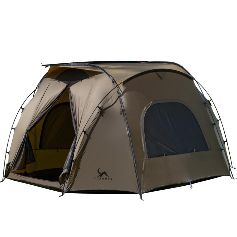 在庫一掃】ドームテント 大型 シェルターテント 20Dナイロン 自立式 耐