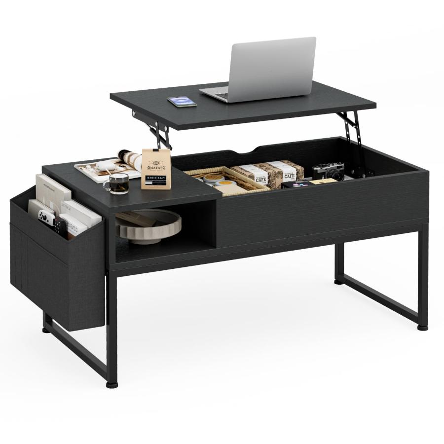 IKIFLY ローテーブル 昇降式 コーヒーテーブル 木製 テーブル